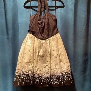 Hot topic music note halter dress